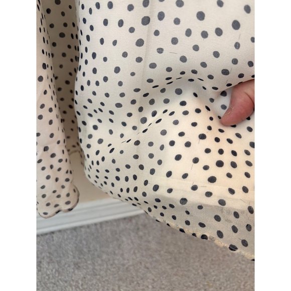 Vintage Betsey Johnson Dress Womens Sz 6 Silk Polka Dot Slip Dress Prom Retro - Picture 7 of 13